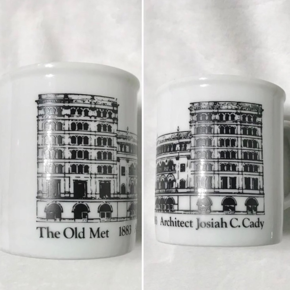 The Old Met 1883 Architect Josiah C. Cady Mug